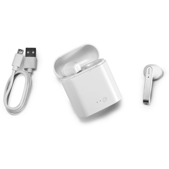 Fone de Ouvido Bluetooth Personalizado com Logo