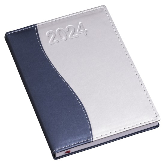 Agenda Diária em Couro Sintético 2025 Personalizada