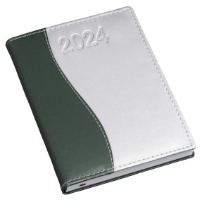 Agenda Diária em Couro Sintético 2025 Personalizada