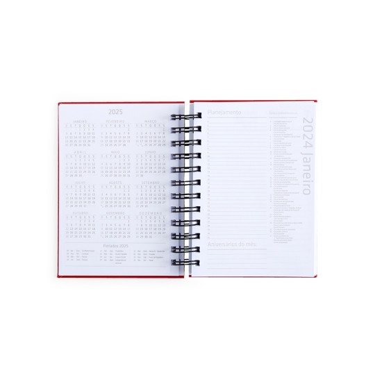 Agenda 2025 Emborrachada Personalizado para Brindes