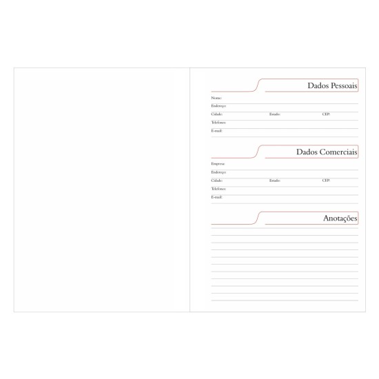 Agenda diária 2025 Personalizada com Logo