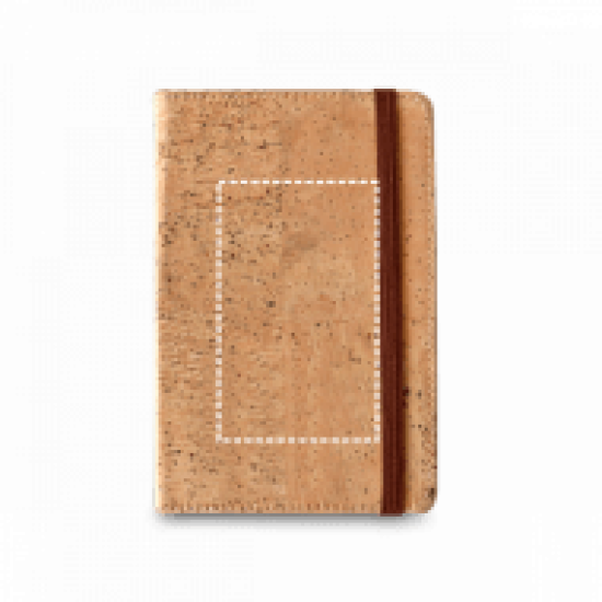 Bloco de Notas Ecológico Com Capa de Cortiça Com Logotipo