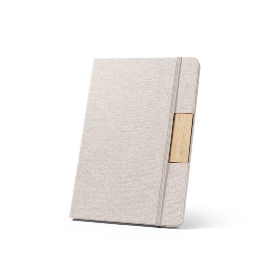 Caderno A5 Capa Dura em Poliéster Reciclado Personalizado