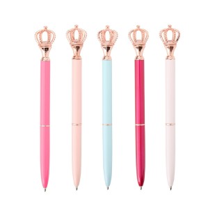 Caneta Metal Coroa Personalizada com Logotipo