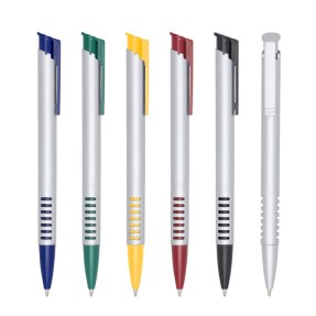 Caneta Personalizada Plástica Com Logo