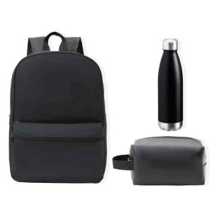 Conj. Mochila, Necessaire E Garrafa - 3 Pçs Personalizado