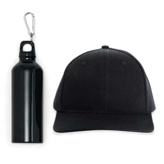 Conj. Mochila Sacola, Garrafa e Boné Personalizado
