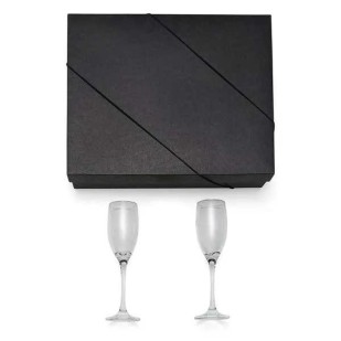 Jogo De Taças De Vidro p/Champagne Personalizado
