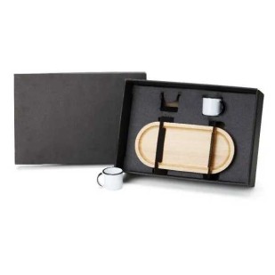 Kit Bandeja e Canecas 3 Peças Personalizado