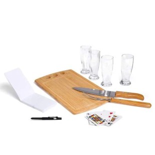 Kit Churrasco, Cerveja e Truco 10 Peças Personalizado 