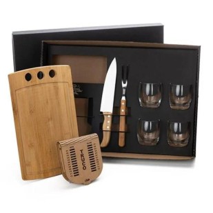 Kit Churrasco, Whisky e Truco 8 Peças Personalizado 
