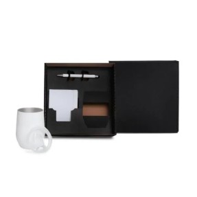Kit Copo Térmico e Acessórios 3 Peças Personalizado 