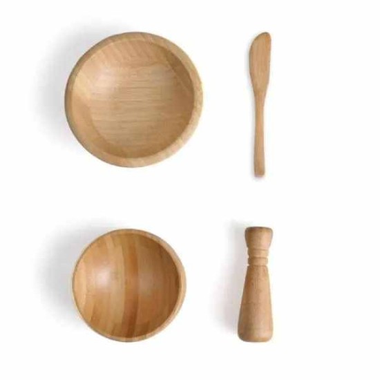 Kit Cumbuca e Amassador de Temperos Personalizado