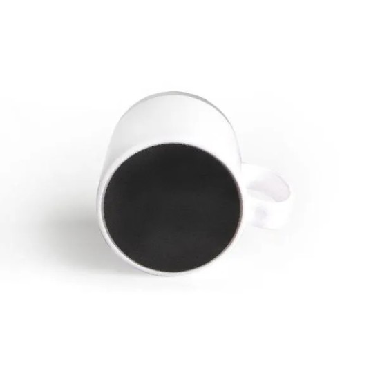 Kit Garrafa e Caneca Branca Personalizado