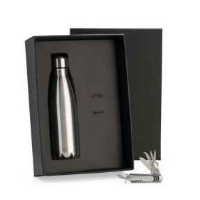 Kit Garrafa E Canivete 11 Funções para Brindes