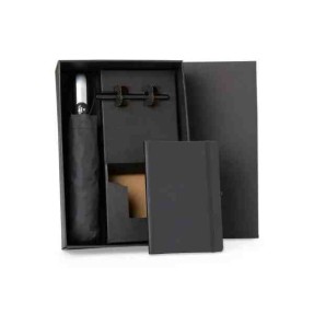 Kit Guarda-Chuva, Caderno E Caneta - 3 Pçs Personalizado
