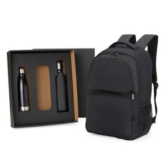 Kit Mochila, Guarda-Chuva E Garrafa - 3 Pçs Personalizado