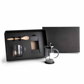 Kit Para Café Com Prensa Francesa 3 Peças Personalizado