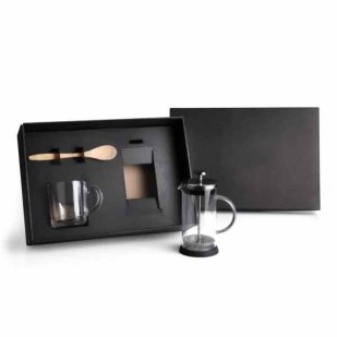 Kit Para Café Com Prensa Francesa 3 Peças Personalizado