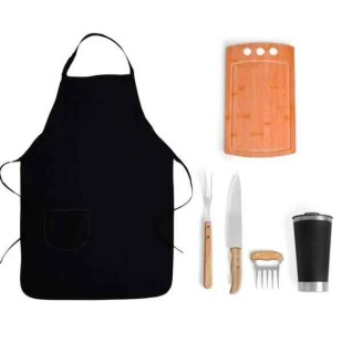Kit Para Churrasco Com Copo Térmico Personalizado 