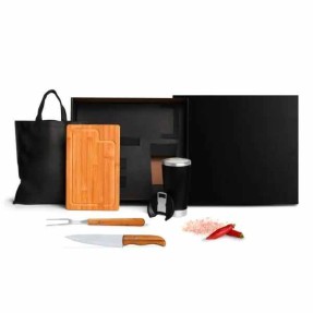 Kit para Churrasco e Cerveja com Sacola Personalizado 