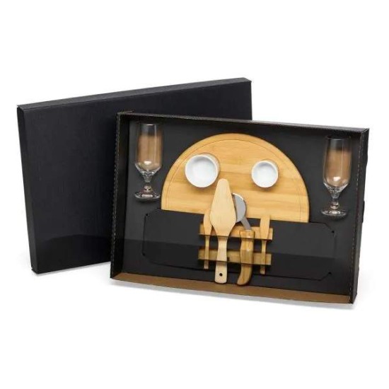 Kit Pizza e Cerveja 9 peças Personalizado 