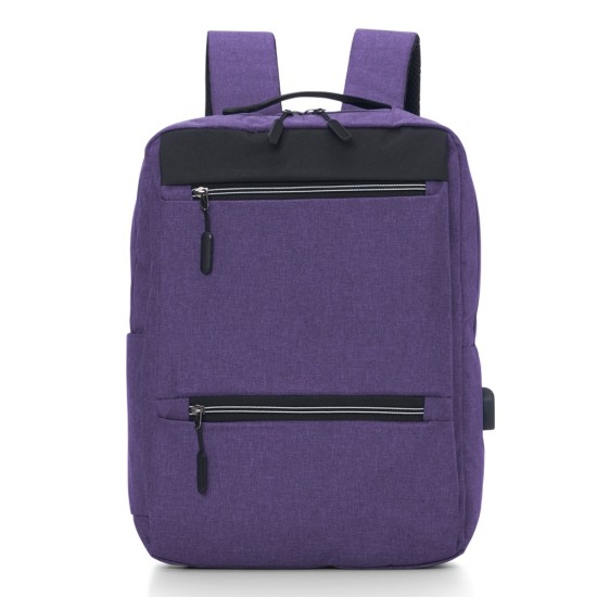 Mochila de Nylon USB 21L com Logo para Brindes